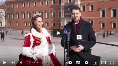 Zaproszenie do Poloneza. 12 kwietnia 2025 r. w Warszawie, godzina 12.